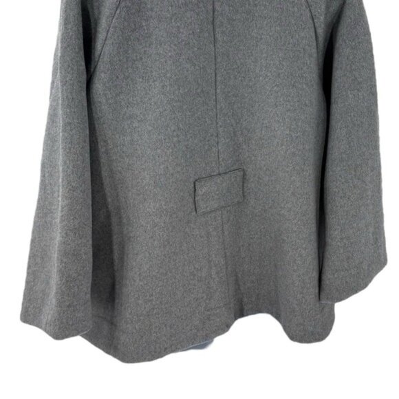 Tuckernuck NEW Gray Odelie Cape Relaxed Fit Wide Sleeve Mid-Length Jacket M/L - Picture 10 of 12